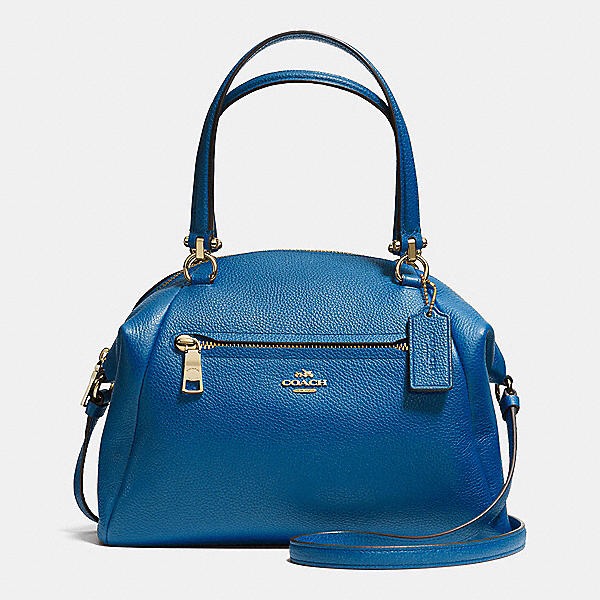 Modern Style Coach Prairie Satchel In Pebble Leather | Coach Outlet Canada